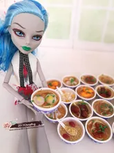 4pcs Simulation of food dollhouse for BJD Doll for blythe New Fashion Doll accessories food for