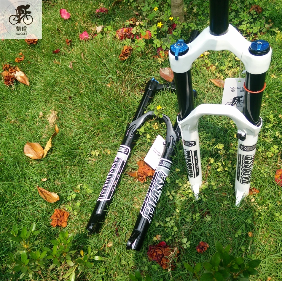 Kalosse MTB front fork 26 inch 1 1/8 mountain bicycle parts oil air gas