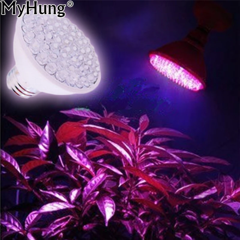 LED Light Bulb Hydroponic Plant Grow Growth Led Lamp RED And BLUE 138Leds E27 Indoor Plant Grow