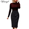 Big Sale Pencil-Skirt Ruched Ruffles Business-Party Slim-Work Elegant High-Waist Lace Zipper-Slit gzLwOkOQ