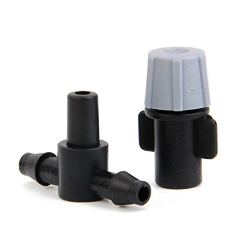 20pcs Sprinkler Heads Nozzle + Tee joints for Misting Watering Irrigation Irrigation Sprinkler Heads Garden Supplies (2)