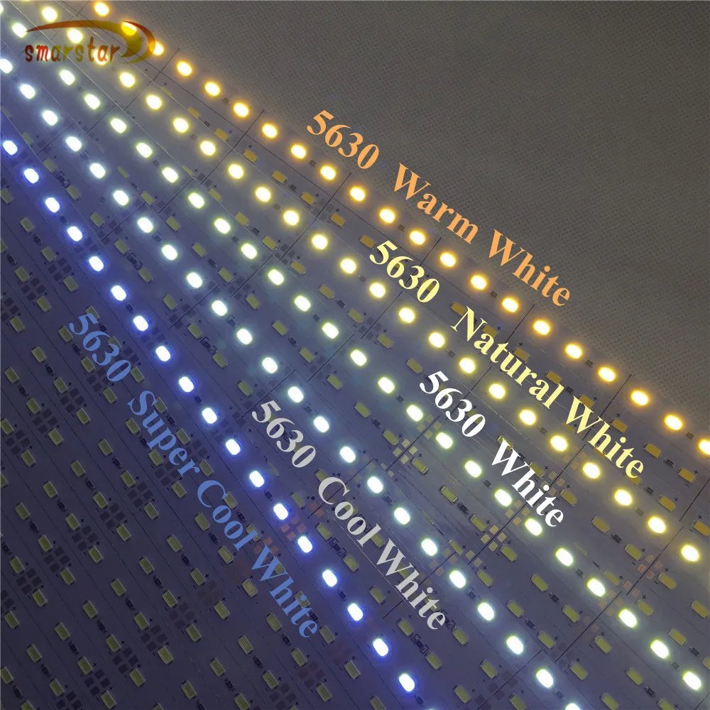Smarstar 24V 0 33 m 24LED 5630 жесткий светодиодный бар свет см светодиодная полоса света