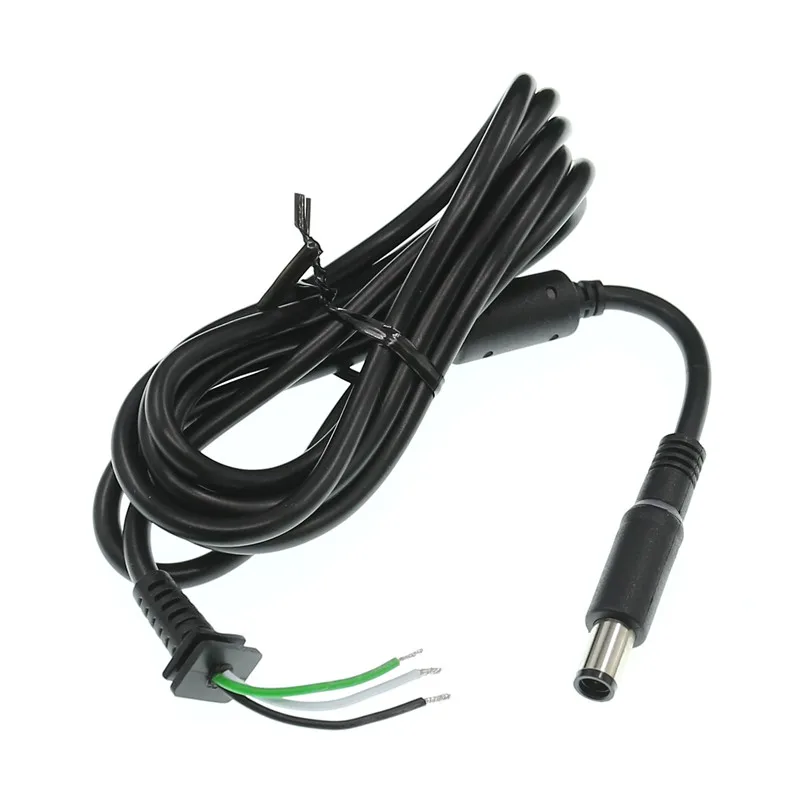 

Original DC Tip 7.4x5.0mm Plug With pin Light connector power cable for Dell laptop adapter cord 1.8Meter