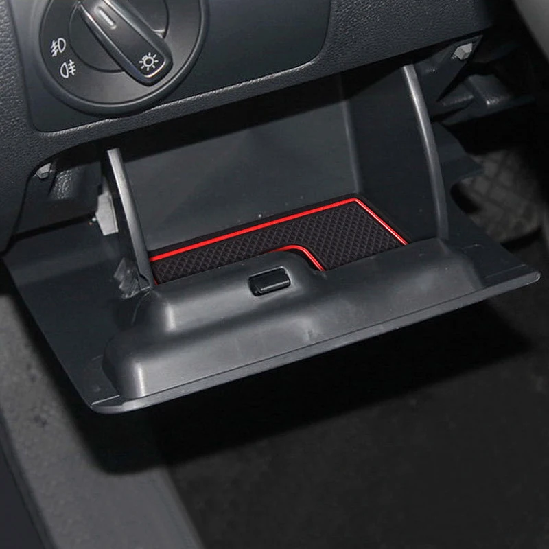 Для VW Volkswagen Scirocco 2009- Автомобиль Non-Slip Межкомнатная дверь ворот шлифовальные маты чашки подставки подложки подушки стайлинга автомобилей