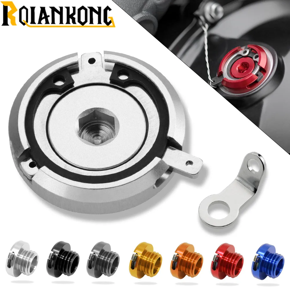 

M20*2.5 Motorcycle CNC oil cap Reservoir Cup caps Engine Oil Filter Cover Cap FOR Kawasaki VN650 2015-2016 Z800 2013-2016