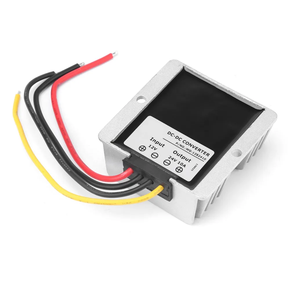 Повышающий преобразователь постоянного тока IP68 1 шт. от 12 В до 24 10 А 240 Вт