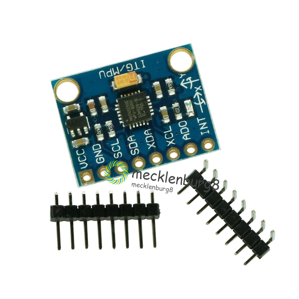 

1Set IIC I2C GY-521 MPU-6050 MPU6050 3 Axis Analog Gyroscope Sensors + 3 Axis Accelerometer Module For Arduino With Pins 3-5V DC