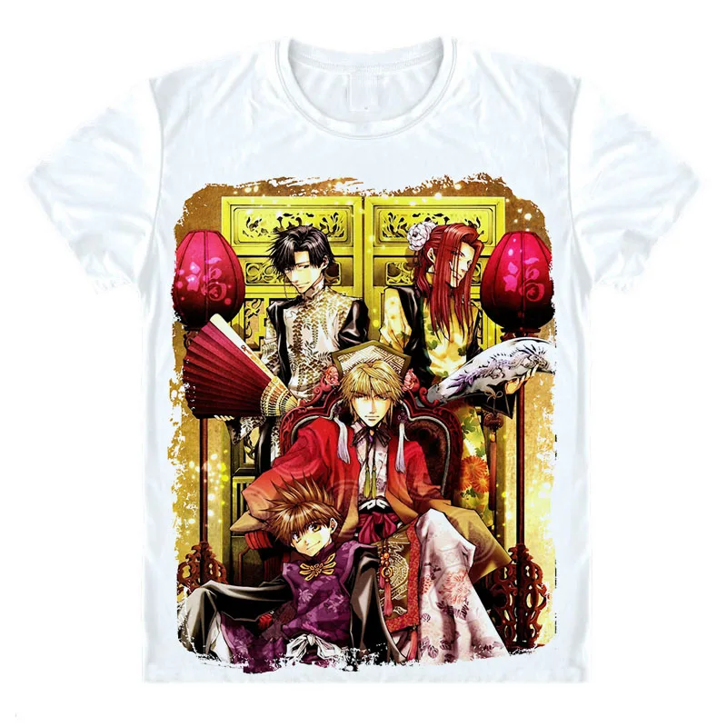Аниме Saiyuki RELOAD BLAST футболка Genjo Sanzo Son Goku Манга сувенир Япония классический дизайн