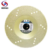 RIJILEI 4 дюйма 110*16*1,8 ультра-Тхи пайки бриллианты шлифовальный диск тип чаши Мраморное лезвие резки плитки MX39