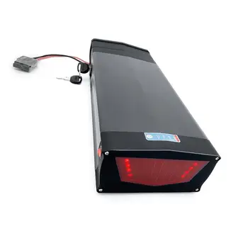 

NEW electric bike battery 48V 15AH Lithium Battery pack 48V Rear Rack rechargeable Battery with USB port with 54.6V 2A Charger
