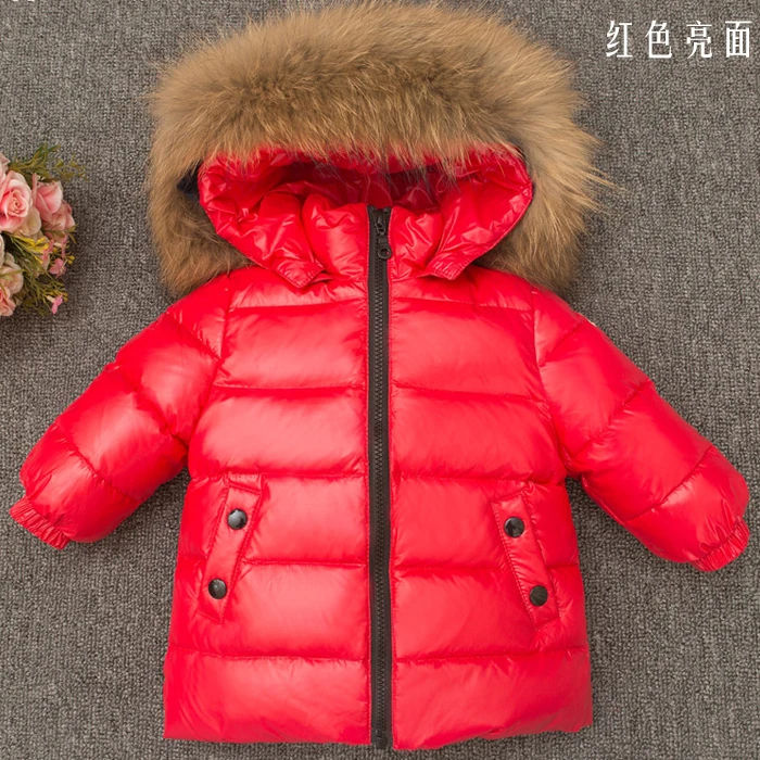 

Girls down jacket winter Children down coat boys down snow wear Girl Hooded Down Coat 80cm-130CM height