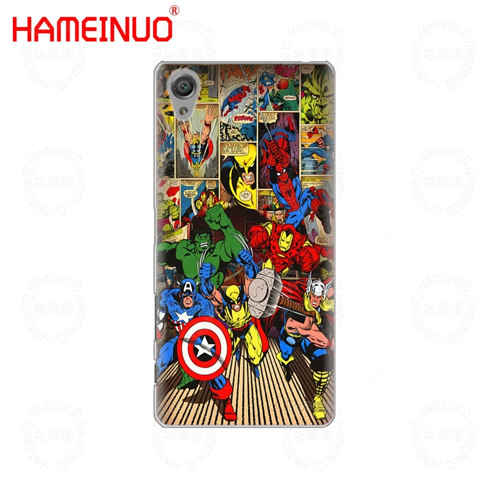 HAMEINUO Мстители Marvel Капитан Америка чехол для sony xperia C6 XA1 XA2 XA ULTRA X XP L1 L2 X XZ1 compact XR/XZ PREMIUM - Цвет: 61161