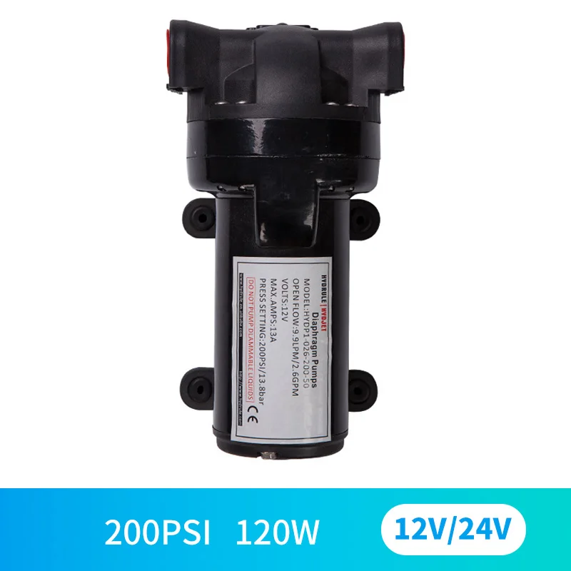 

12V 24V electric high pressure pump DC AC reciprocating self-priming booster pump car wash garden miniature spray pump