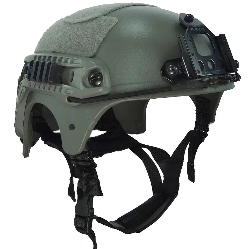 IBH Tactical Operational Combat Airsoft Helmet WILCOX NVG Mountin Helmets from Sports