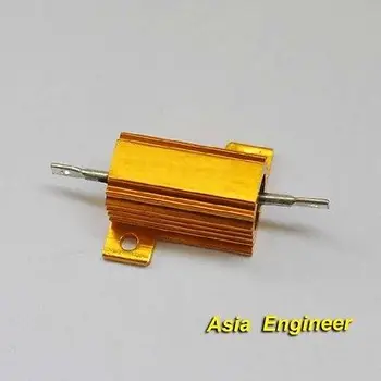 

10Pcs 100 Ohm 100R 25W Watt Power Metal Shell Case Wirewound Resistor
