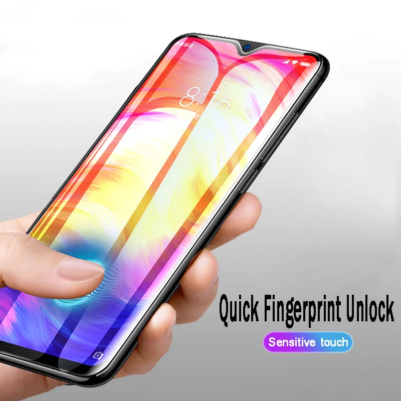 Закаленное стекло 9D для Redmi Note 7 4X 6Pro защитная пленка с полным покрытием экрана Xiaomi