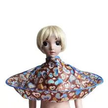 Для укладки волос накидка для салона, парикмахерской Водонепроницаемый плащ Семья детская накидка-зонт для Стрижки плащ для парикмахера, для маленьких детей, для стрижки волос, накидка для парикмахерской