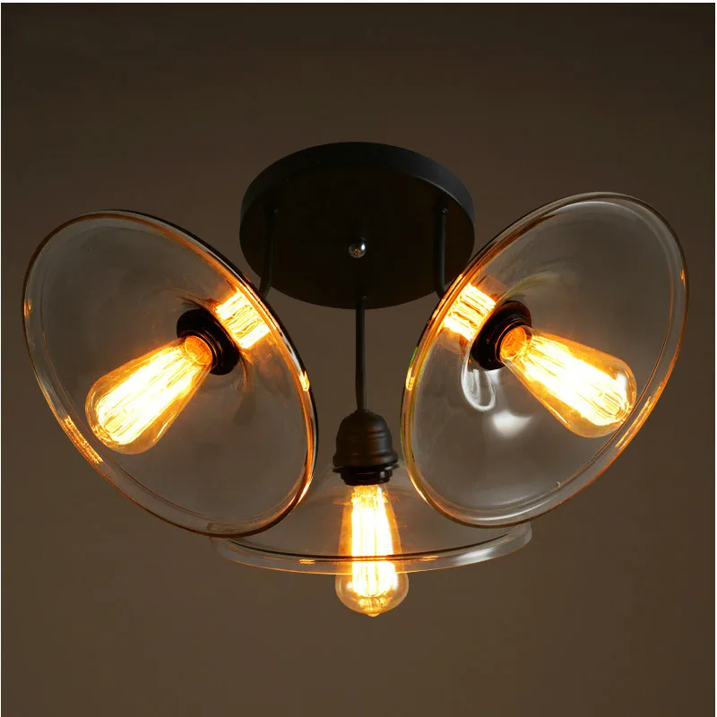 Buy Vintage American Country bar iron ceiling lights 3