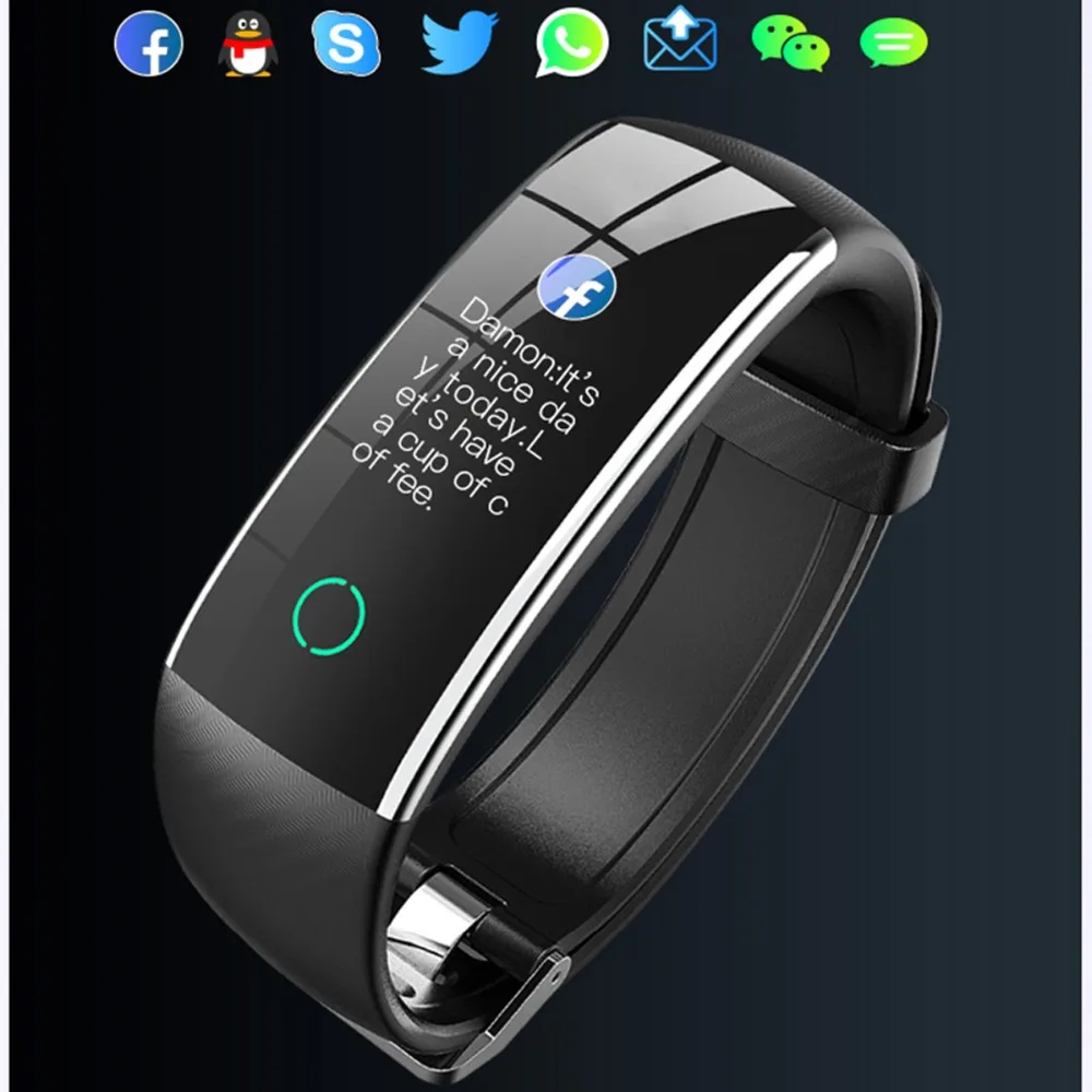 PLYSIN New C20 Smart Band Waterproof Smart Bracelet with Heart Rate Monitor Blood Pressure Sport Watch Fitness for Men Women PLYSIN New C20 Smart Band Waterproof Smart Bracelet with Heart Rate Monitor Blood Pressure Sport Watch Fitness for Men Women