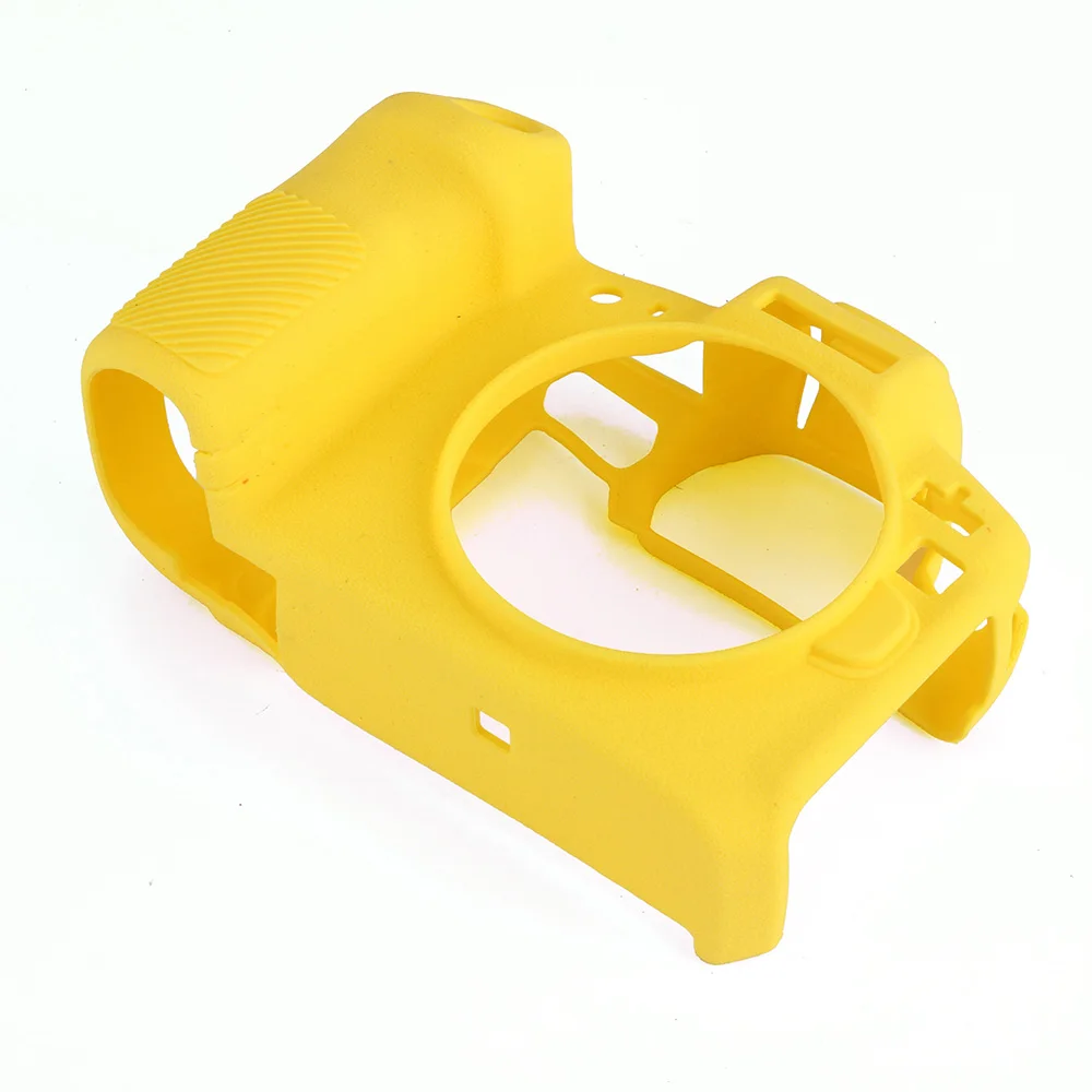 Yellow Легкий резиновый силиконовый чехол для камеры защитный чехол для камеры Canon Eos R защитный мягкий чехол - Цвет: Yellow