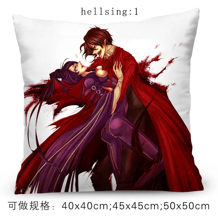 Anime Hellsing Alucard Dakimakura Pillow Case Hugging Body Otaku 150*50cm  #45