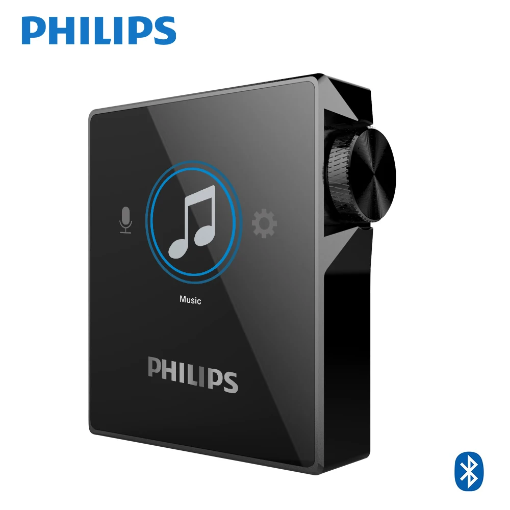 Philips DSD256 Hi-Res MP3 музыкальный плеер без потерь Rusuoo HIFI двухполосный Bluetooth с функцией записи SA8332