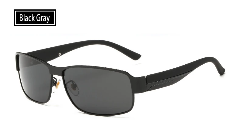 black gray ELITERA Модные мужские UV400 поляризованные солнцезащитные очки мужские защитные очки для вождения солнцезащитные очки для рыбалки женские для спорта на открытом воздухе для мужчин - Цвет линз: black gray