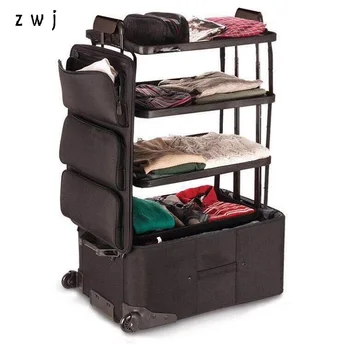 

high quality long hotel travel suitcases waterproof rolling luggage foldable travel luggage bags