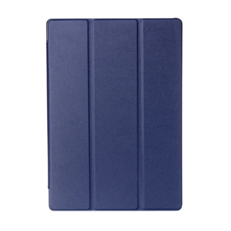 

Leather Stand Case Cover For Lenovo TAB2 A10-70 dark blue
