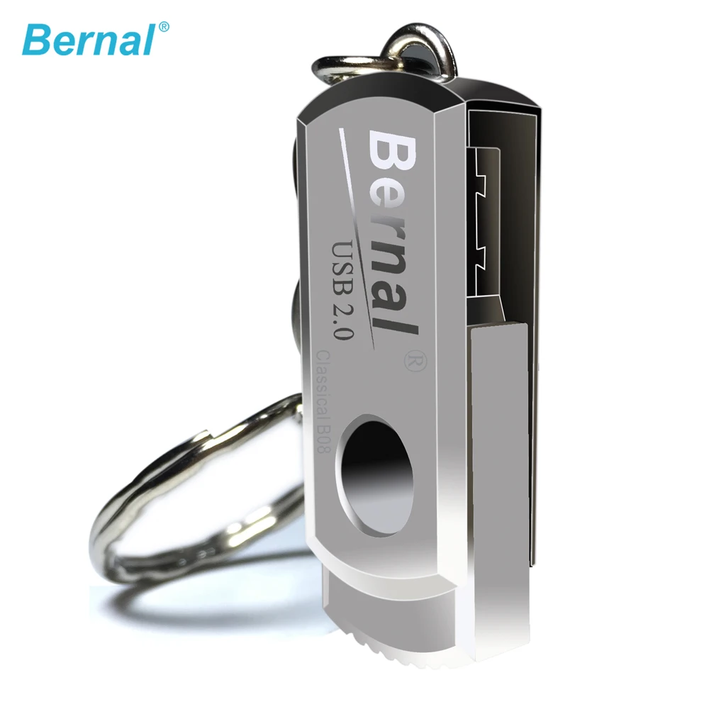 Bernal мини флеш накопитель из нержавеющей стали 32 Гб 64 ГБ высокоскоростной usb 2 0