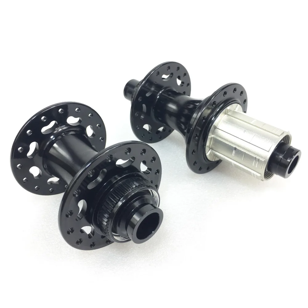 Powerway CT11 Road disc brake J hook hubs 32 holes black red front