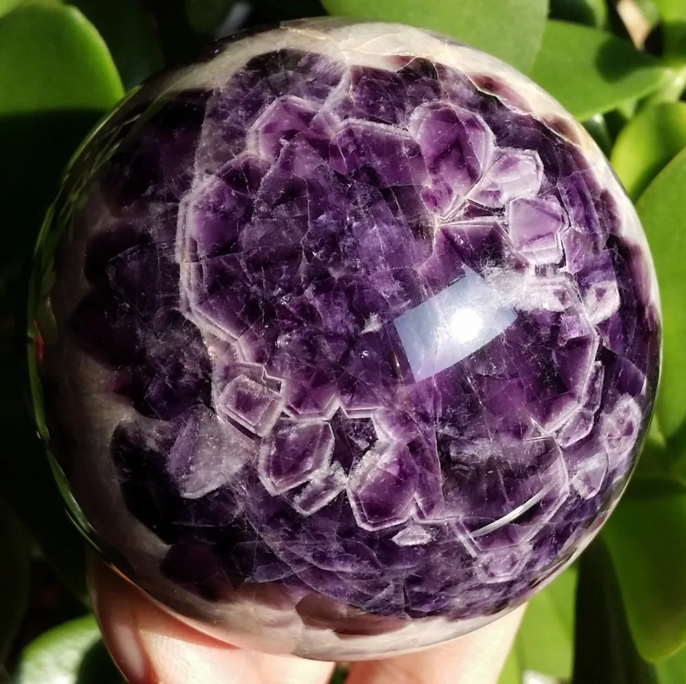 

WW 05114 NATURAL Dream Amethyst Crystal sphere ball Orb Gem Stone 50mm-60mm