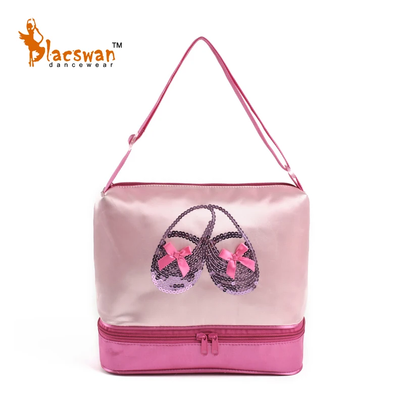 Girls Pink Ballet Bag Pointe Shoes Paillette Embroidery Cute waterproof