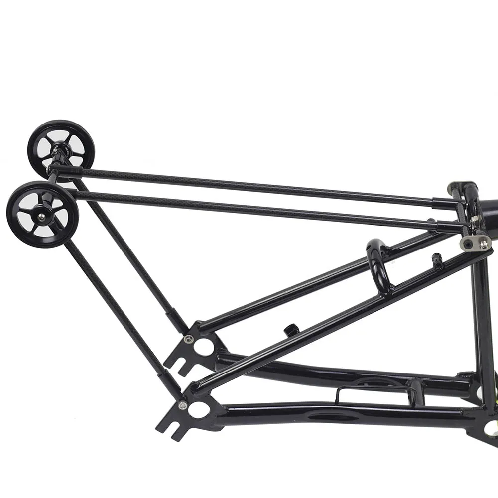 Mini portapacchi posteriore ultraleggero in carbonio con bullone M5 Ti per  bici pieghevole Brompton 3sixty PIKES 120g|Bicycle Rack| - AliExpress