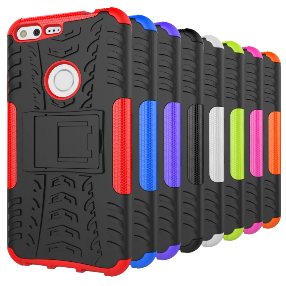 

Case For Google Pixel / Pixel XL Cover 2 in 1 Iron Man Cool TPU Hybrid Armor Stand holder hard Protective Case funda kimTHmall