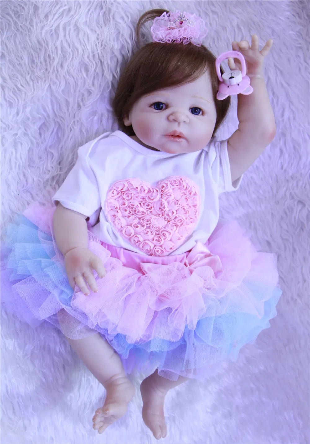 NPK Bebes reborn girl dolls 23 &quot57 см силиконовые куклы с полным корпусом baby victoria реалистичные