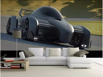 

Custom photo 3d wall paper Modern creative hand-painted anime sports car Background wall 3d wall murals wallpaper for walls 3 d