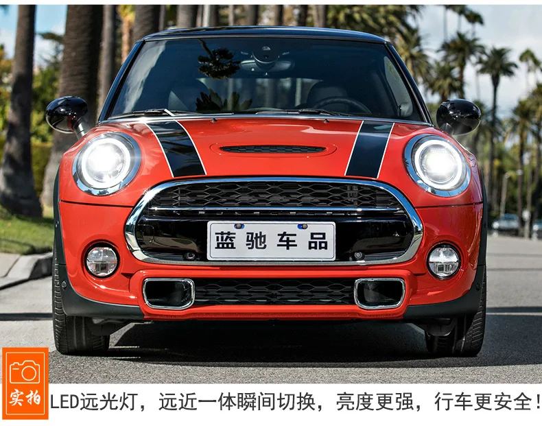 KOWELL автомобильный Стайлинг для Mini F55 F56 cooper светодиодный головной светильник s для F57 весь светодиодный головной фонарь Angel eye светодиодный DRL+ указатель поворота передний светильник