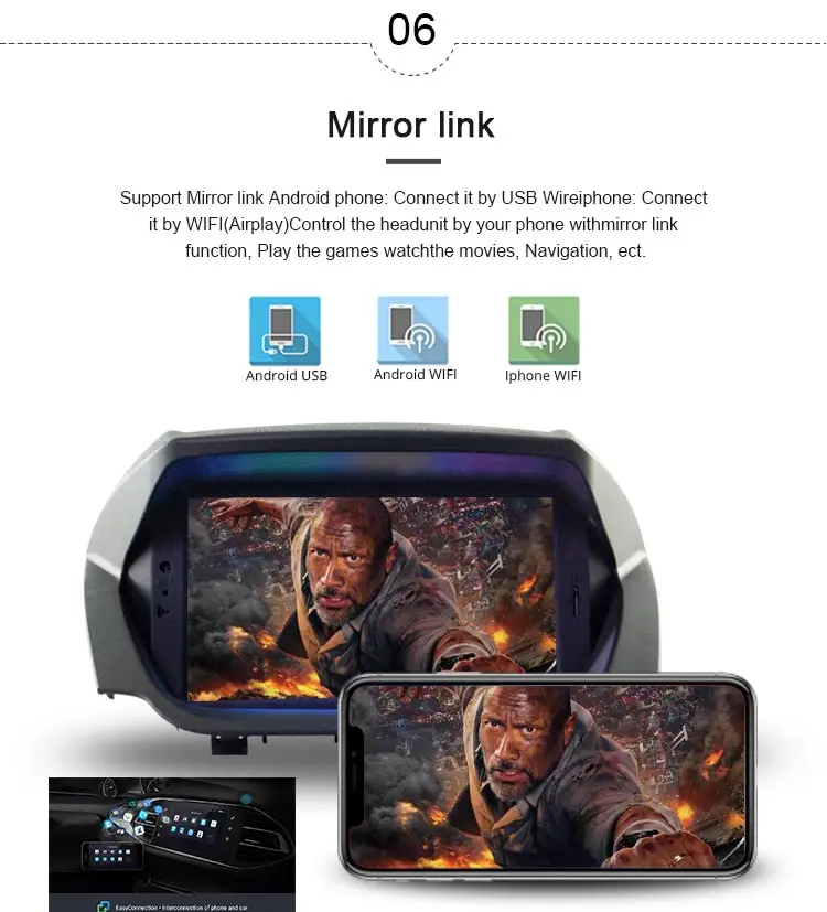 Excellent JDASTON Android 9.0 Car DVD Player For Ford ECOSPORT 2013 2014 2015 2016 - GPS Navigation Audio Wifi Multimedia Stereo Car Radio 7