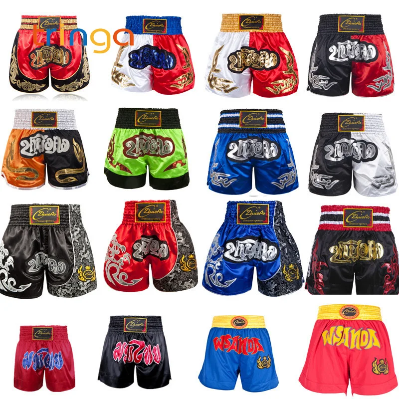 Мужские шорты MMa Muay Thai тренировочные для кикбоксинга борцовки боксерские трусы