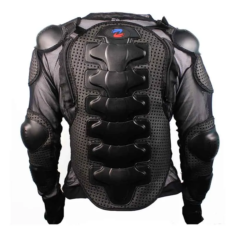 UPBIKE Moto Armor мотоциклетная куртка мотоциклетная Защита позвоночника нагрудная защита куртки Защитное снаряжение лыжный мотокросс куртка для тела Броня - Цвет: Черный