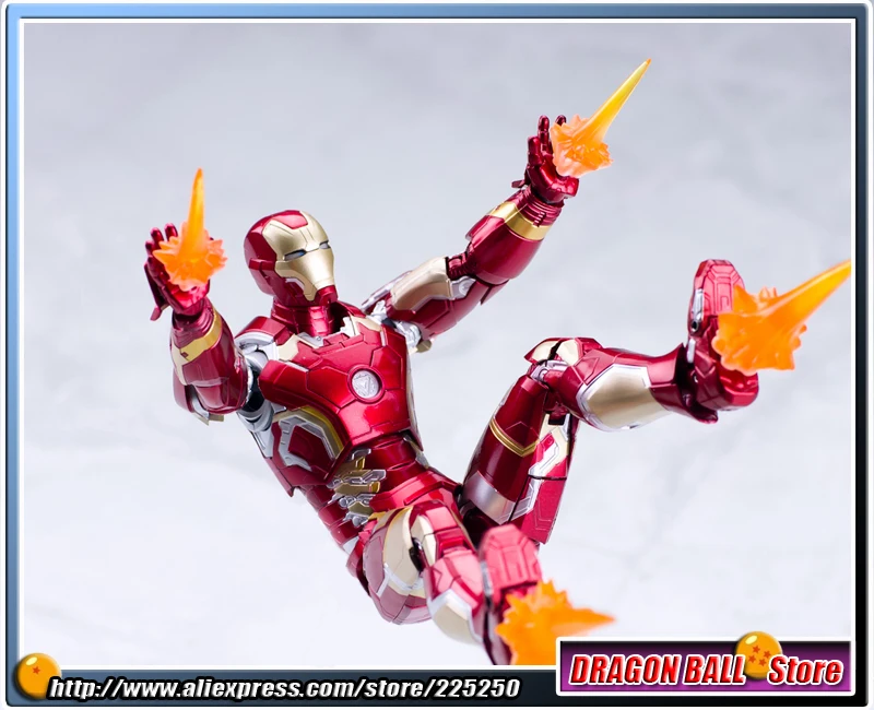 Оригинальная фигурка BANDAI Tamashii нация СВЧ/S. H. Figuarts-Железный человек MK43/Mark 43