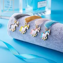 Rinhoo новые модные украшения милые животные красочные ожерелья с лошадьми для женщин девочек элегантное мультяшное ниспадающее ожерелье на шею аксессуары
