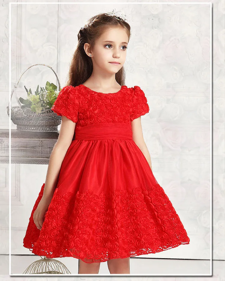 Красное Платье Для Девочки 3 Года