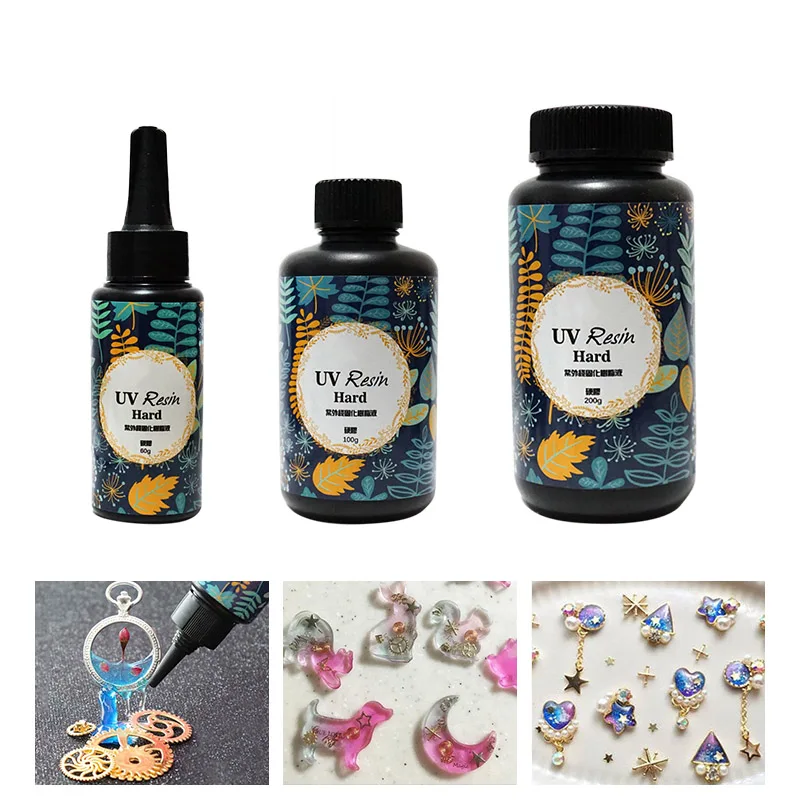

newly UV Ultraviolet Resin Gel Curing Quick-drying Non-toxic Transparent Sunlight Activated Hard TT-best