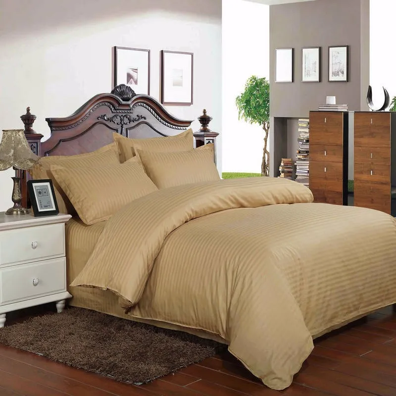 Cotton Satin striped bedding sets