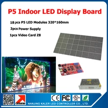 1 Square Meter 18pcs LED Module P5 SMD Indoor LED Display Screen Full Color LED Display Sign Board DIY LED Display Kits