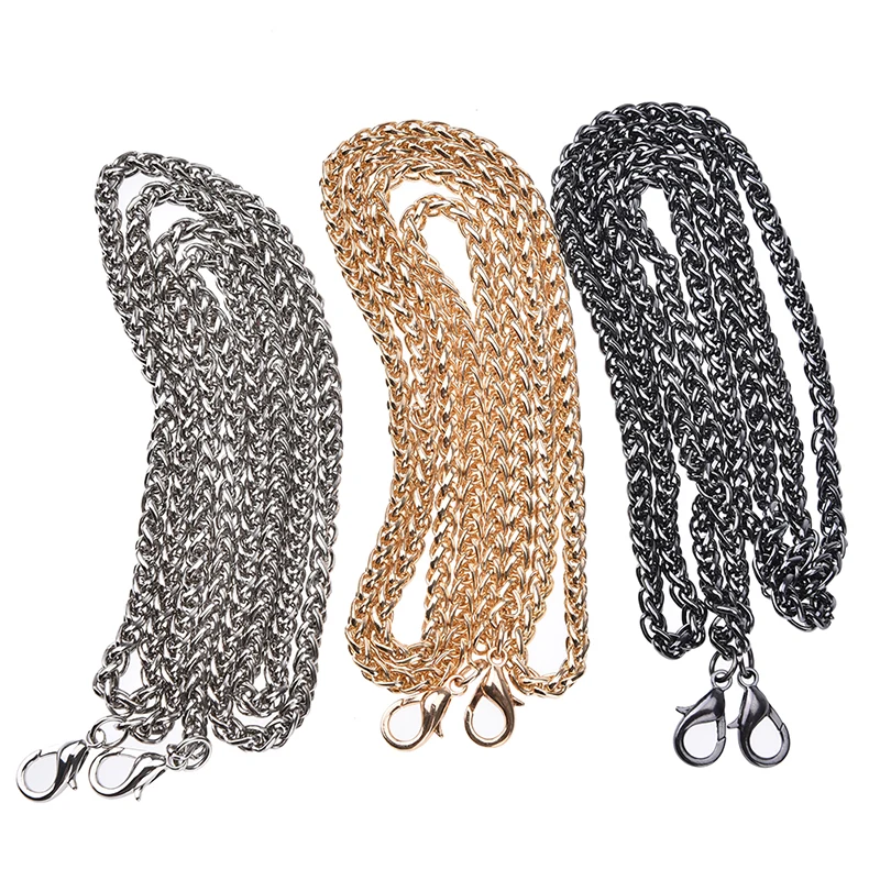 1PC 120CM DIY Strap Chain Hight Quality Bag Hardware Purse Chain Strap Bag Chain Handbag Replacement Bags Accessories