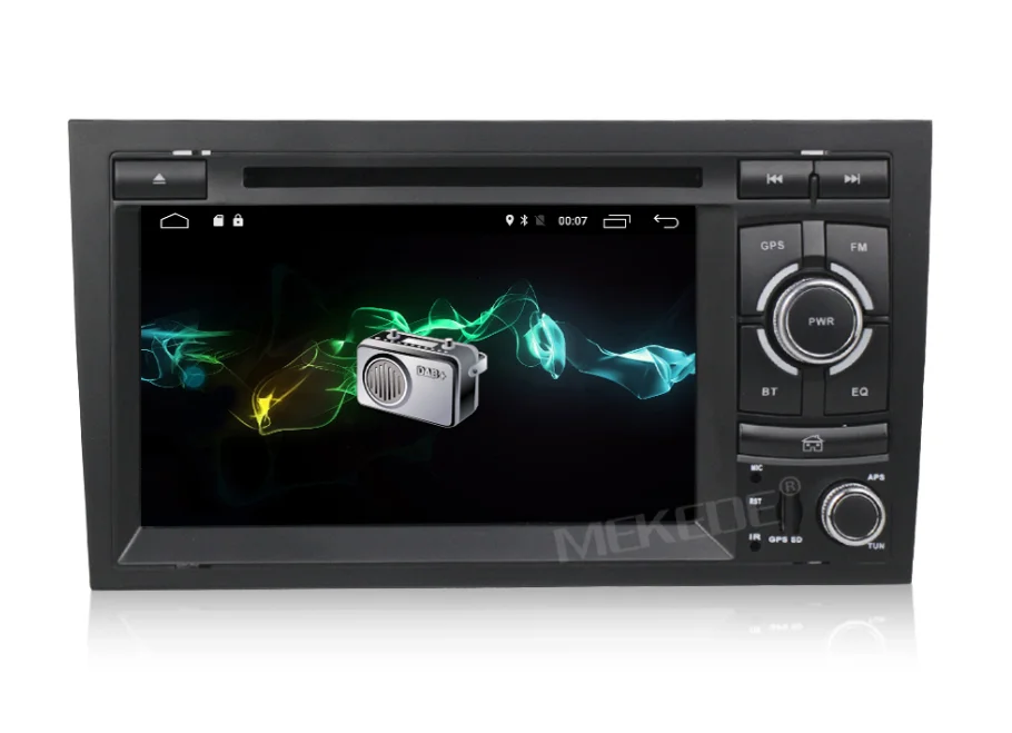 Excellent by DHL 10pcs Car DVD GPS Android 7.1  For Audi A3 2002-2011 With Wifi 4G GPS Navigation BT Radio Steering wheel control Canbus 2