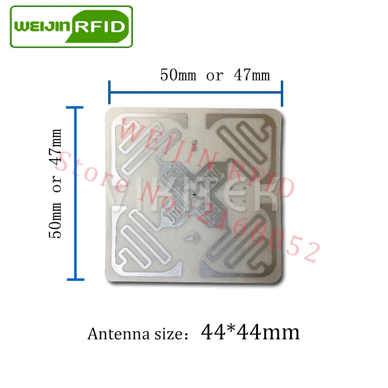 Impinj H47 1000 pcs per roll UHF RFID wet inlay 860-960MHZ 915M EPC  Monza4 C1G2 ISO18000-6C,can be used to RFID tag and label
